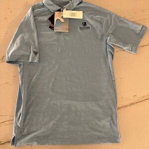 Men's Blue Wells Fargo Championship Polo Levelwear NWT Size Small $89 MSRP